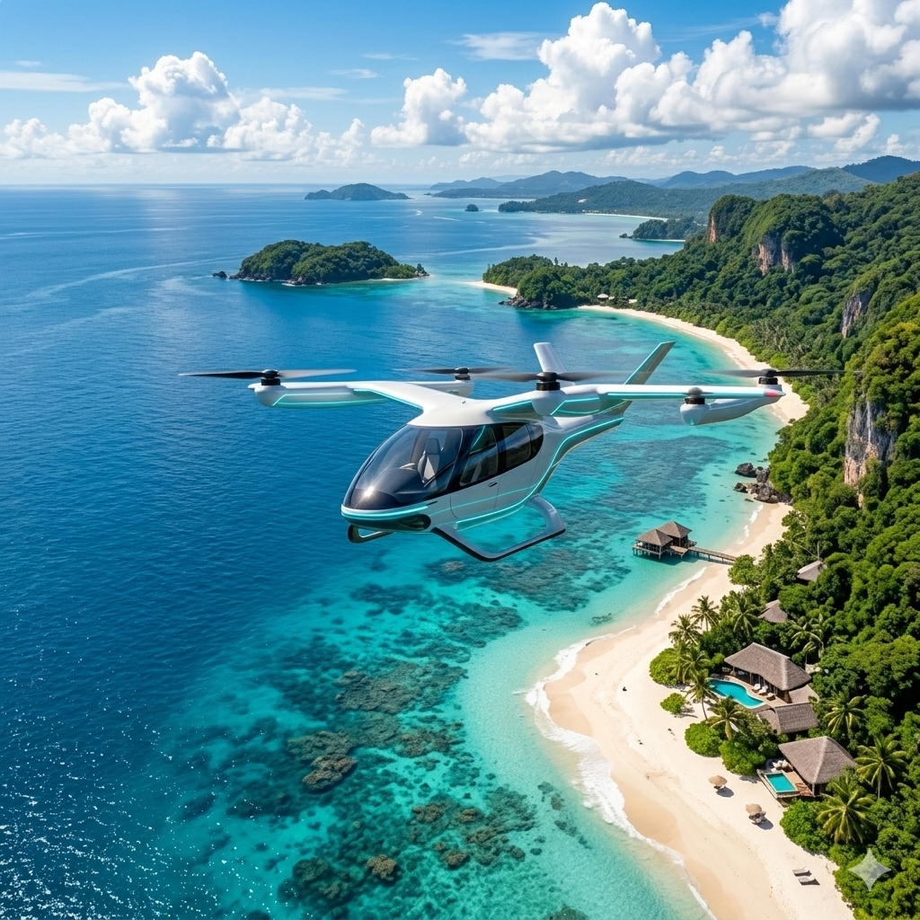 Air taxi island commutes from London